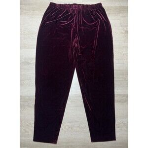 Vintage Hilliard & Hanson Red Pants Size Large Lycra Made In USA Lounge Pants